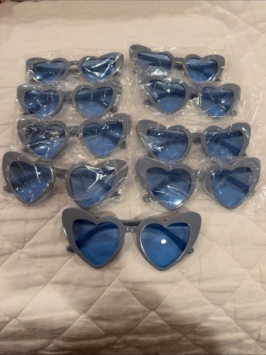 Other - Blue Heart Sunglasses - Set of 9